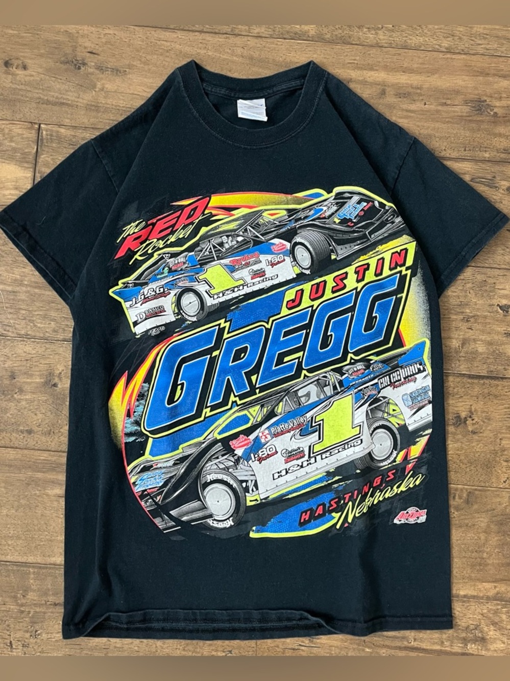 Vintage AOP NASCAR racing shirt